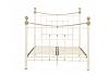 5ft King Size Traditional Ivory Cream Bronwin metal bed frame 3
